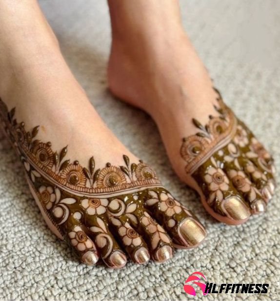 Stylish Feet Mehndi Designs 