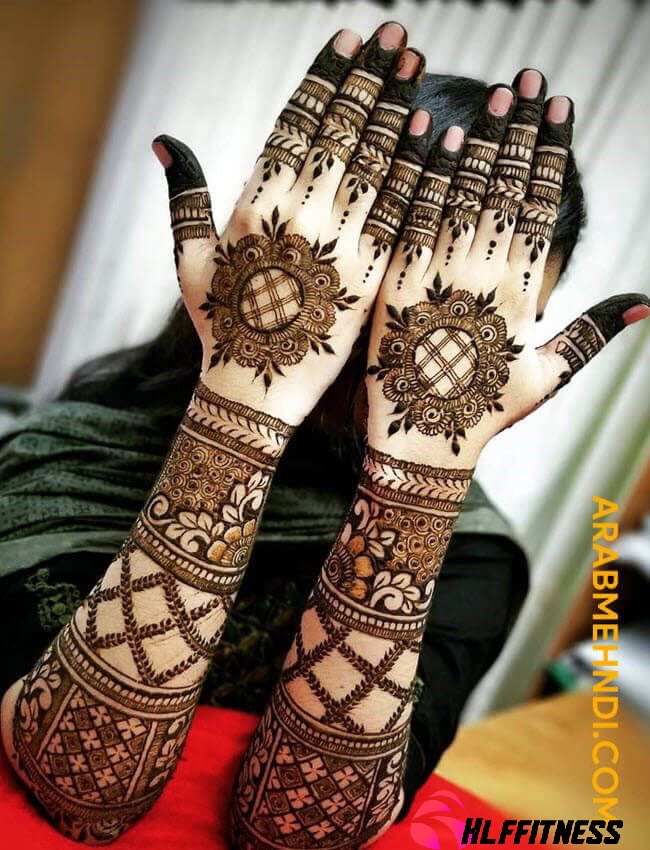 Round Mehndi Design 