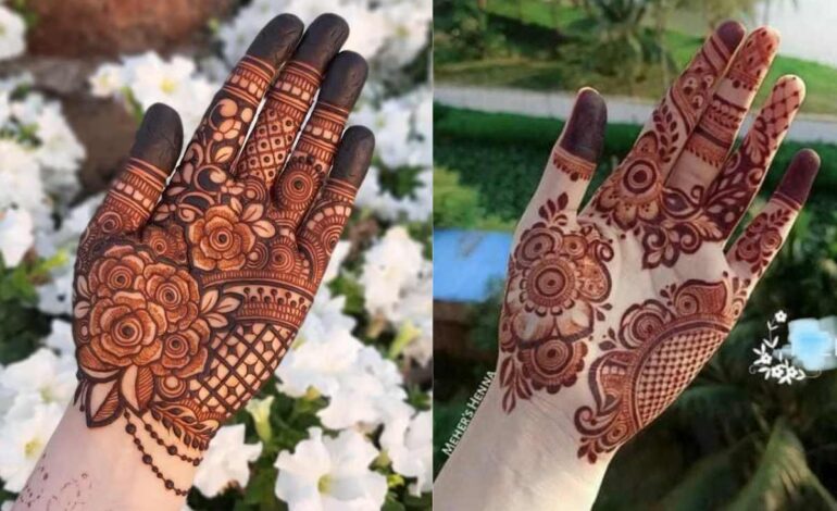 Mehndi Design For Girls Front Hand