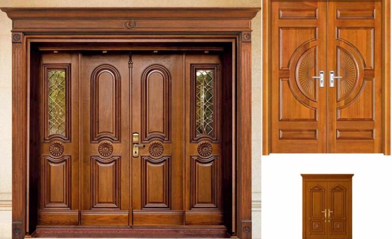 Double Door Design In Wood Images