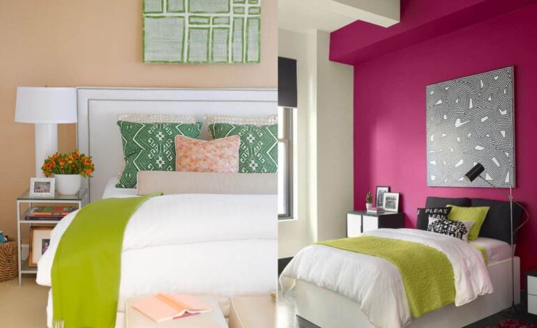 Married Couple Romantic Bedroom Colour Combinations Photos