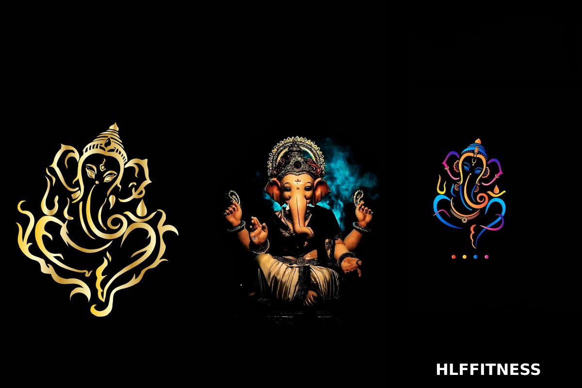 iPhone Full HD Ganesha Black Background