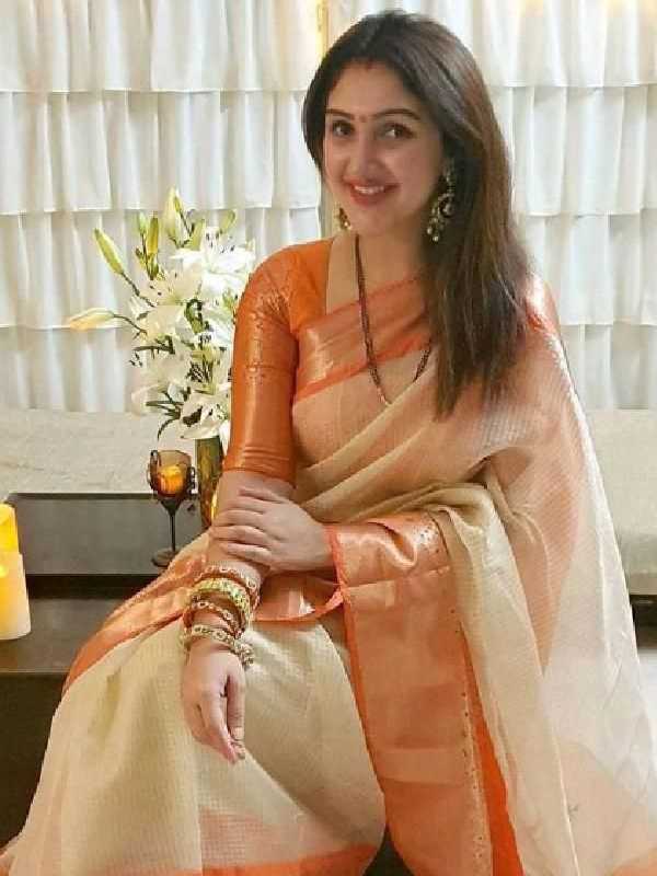 Karvachauth Look Saree