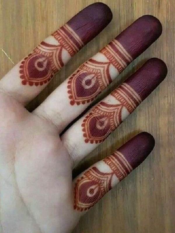 Mehndi Designs For Fingers