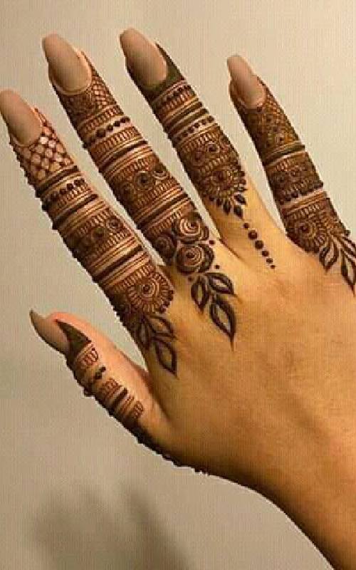 Finger Mehndi Design