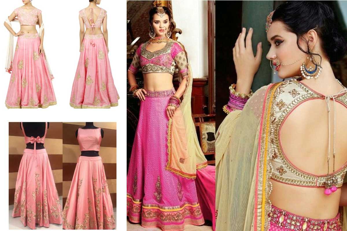 Blouse Designs For Lehenga Front And Back