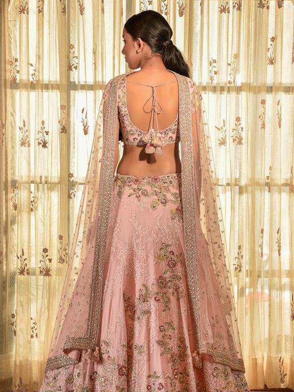 Back Lehenga Blouse Designs