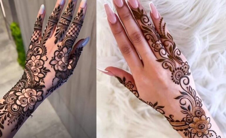 Modern Mehndi Mehndi Design Stylish Back Hand