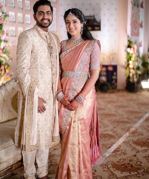 South Indian Wedding Matching Outfits