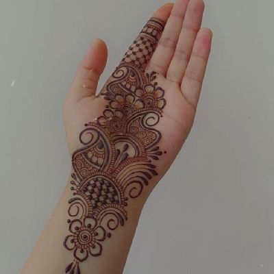 Front Hand Mehndi