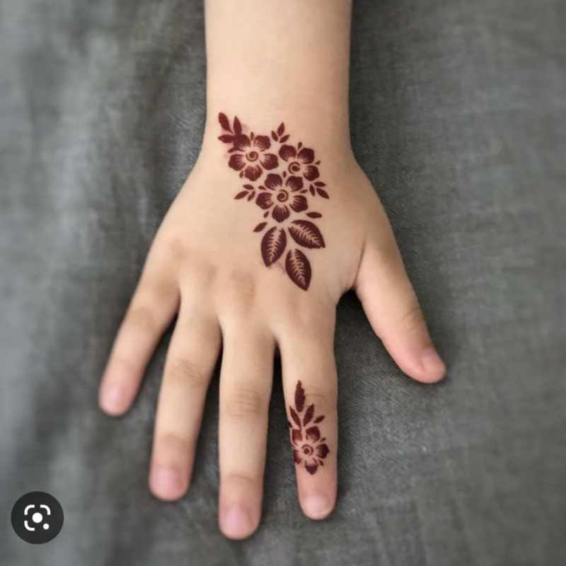 Finger Henna Designs