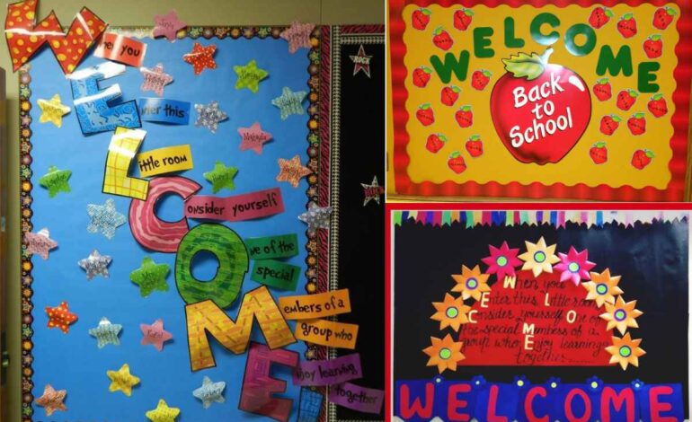 Welcome Back To School Bulletin Board Ideas For Preschool