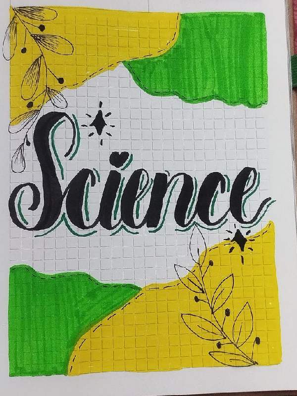 Science Projects Cover Page