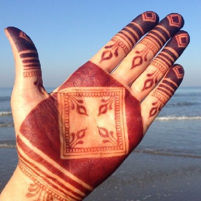 mehndi design palm