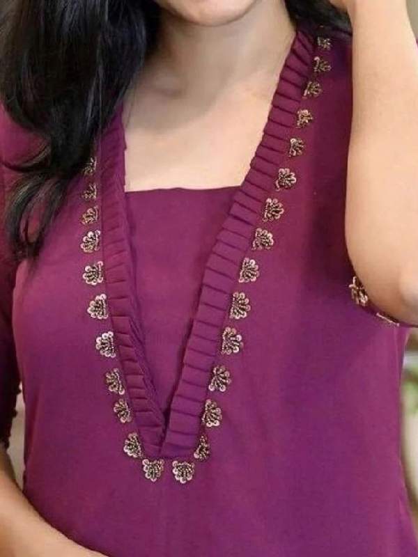 Collar Kurti Design