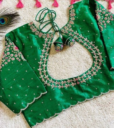 Green Bridal Blouse