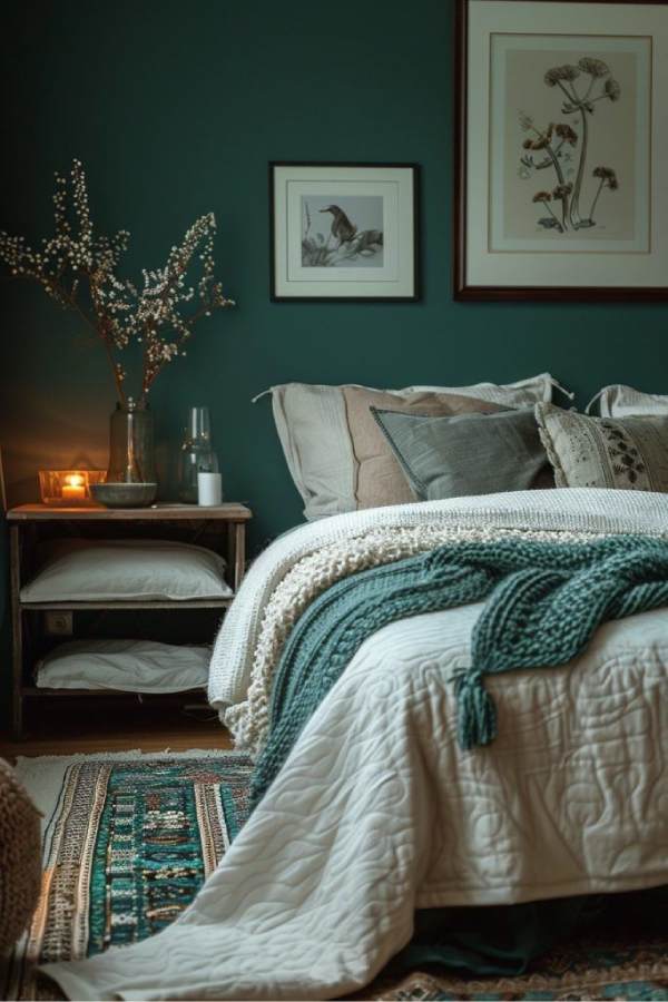 Dark Teal Bedroom Ideas