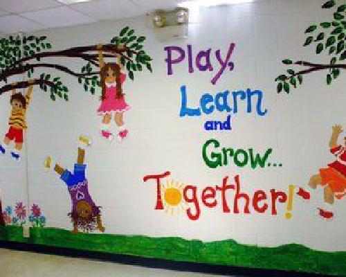 School Wall Painting Ideas Classroom