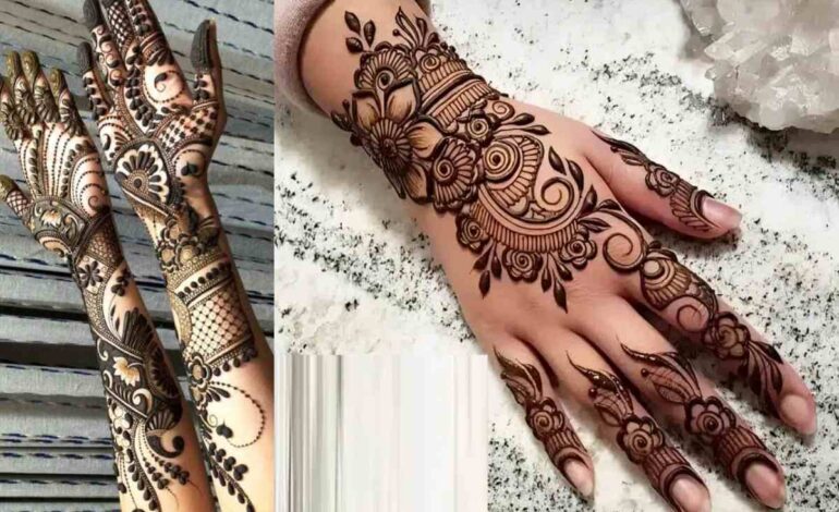 Arabic Mehndi Front Full Hand Mehndi Design