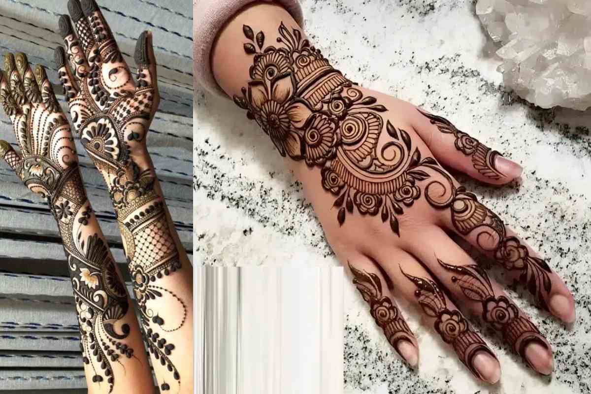 Arabic Mehndi Front Full Hand Mehndi Design