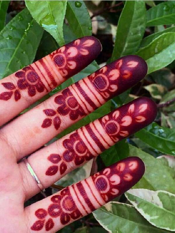 Mehndi Designs For Fingers