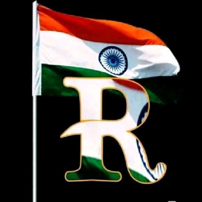 Indian Flag Name Letter