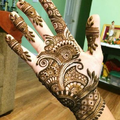 Front Hand Mehndi