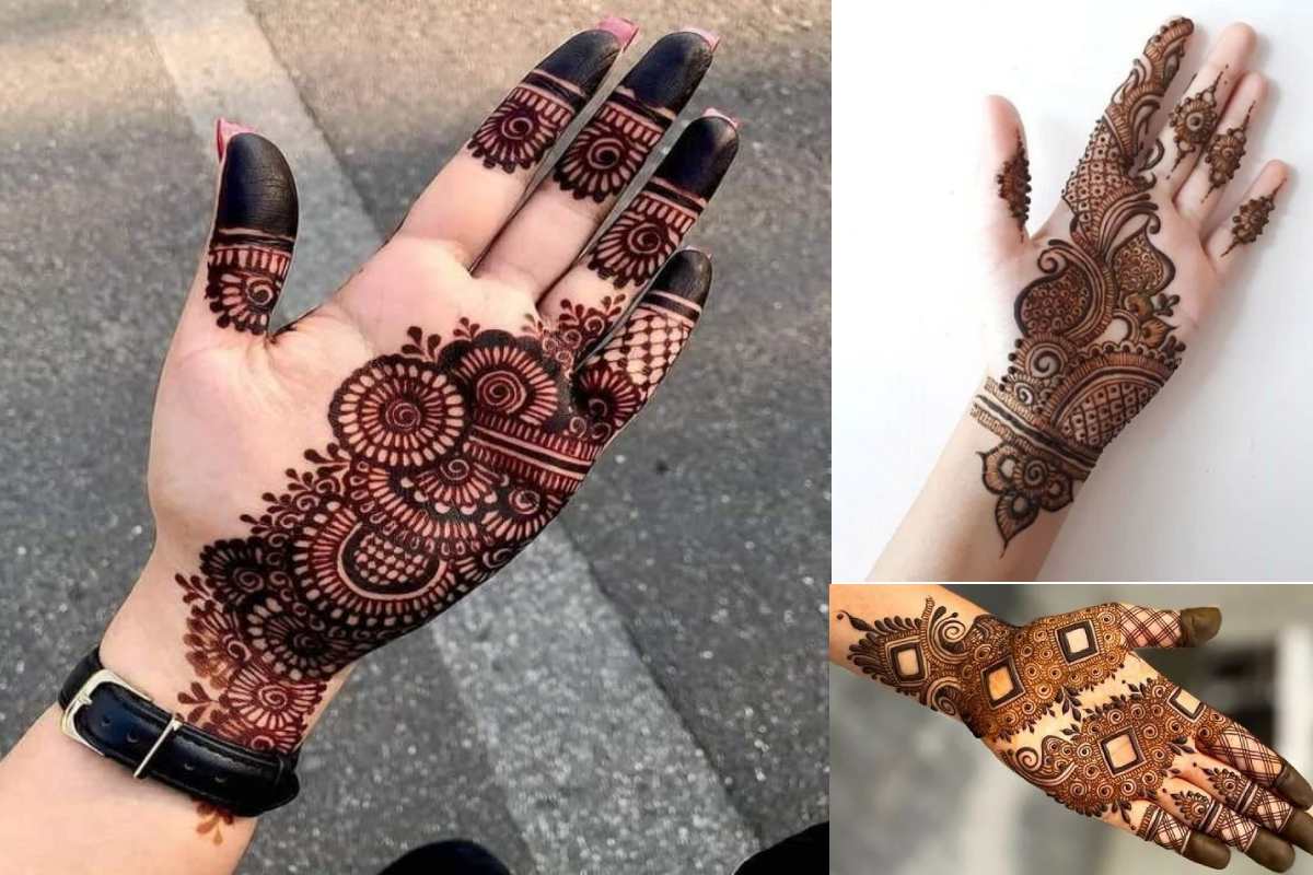 Pakistani Arabic Mehndi Design Front Hand