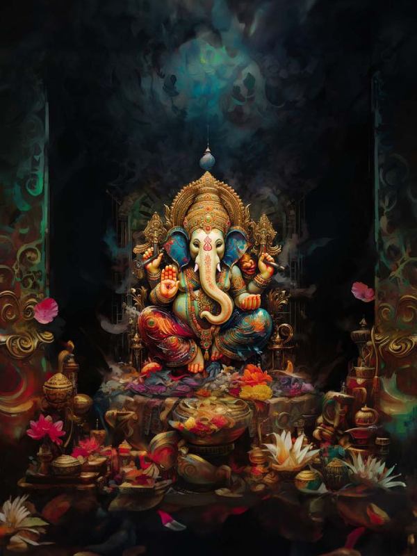 Ganesha Art Illustration