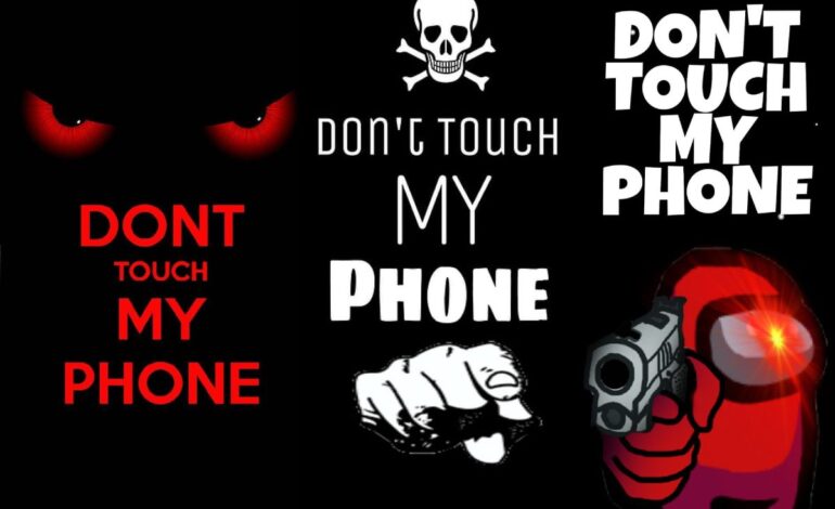 Don’t Touch My Phone Wallpaper Anime