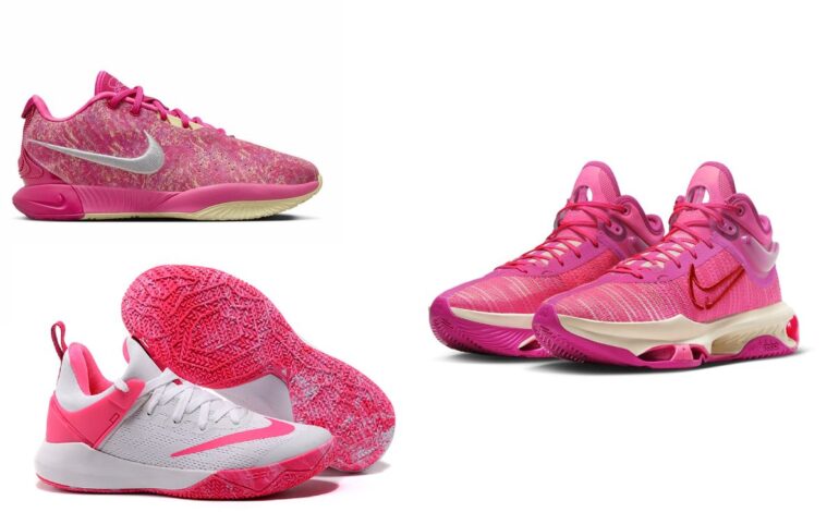 Basketball Nike Pink Shoes